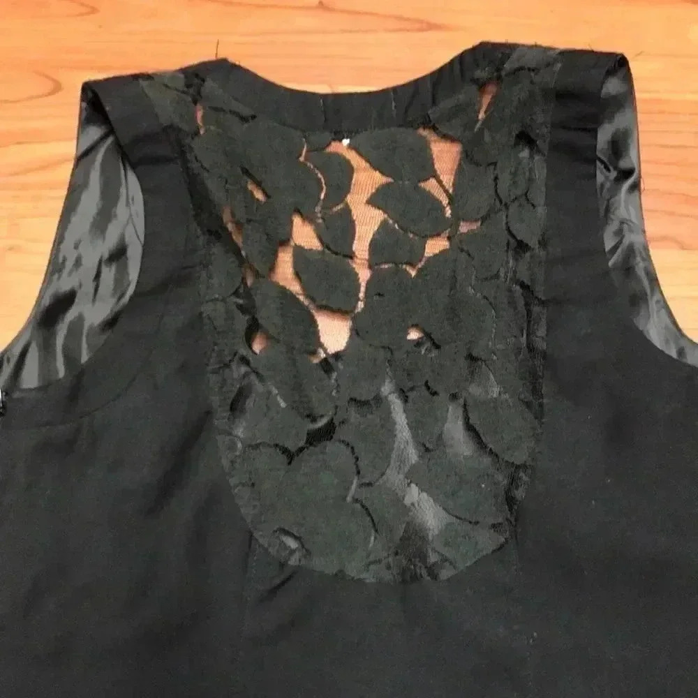 Monteau Black Sheath Dress, Large - Picture 5 of 6